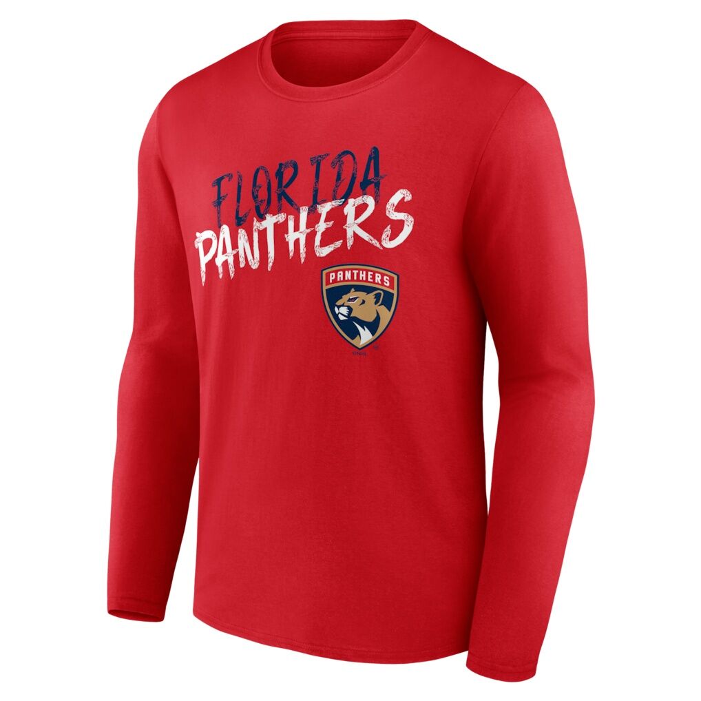 Florida Panthers  Hustle Personalized Name & Number Long Sleeve T-Shirt