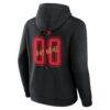 Ottawa Senators Hustle Personalized Name & Number Hoodie - Black - Detail View