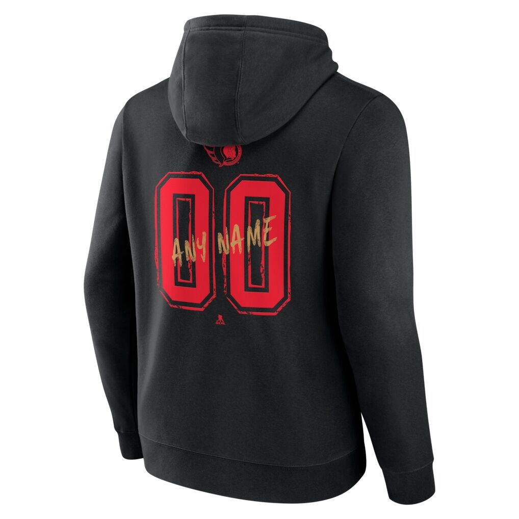 Ottawa Senators  Hustle Personalized Name & Number Hoodie