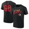 Ottawa Senators Hustle Personalized Name & Number T-Shirt - Black - Front View