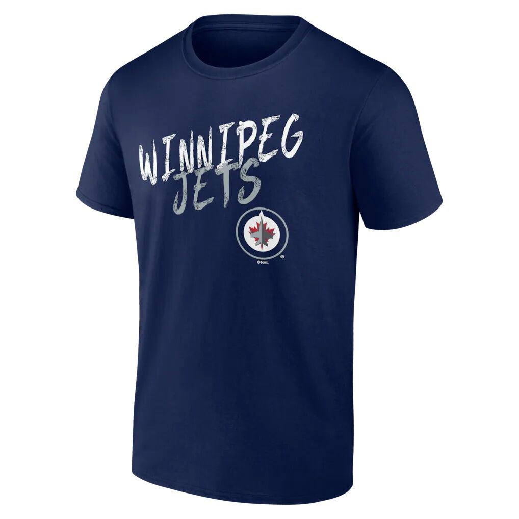 Winnipeg Jets Big & Tall Hustle Personalized Name & Number T-Shirt