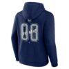 Winnipeg Jets Hustle Personalized Name & Number Hoodie - Navy - Detail View