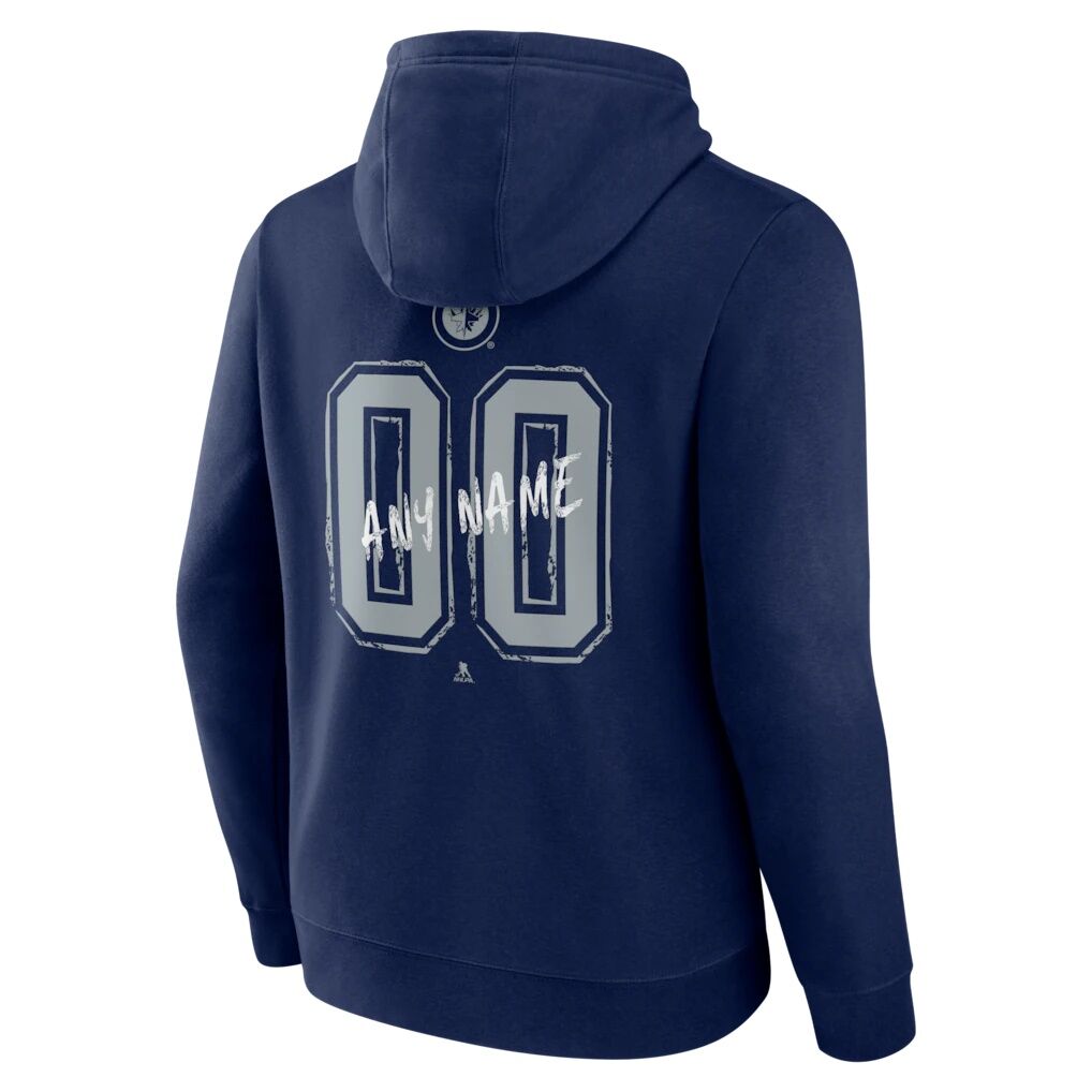 Winnipeg Jets  Hustle Personalized Name & Number Hoodie