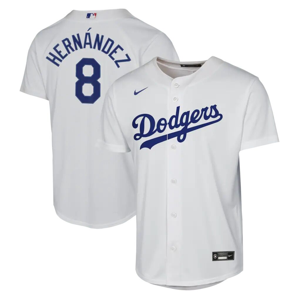Enrique Hernández Los Angeles Dodgers Nike Youth Home Baseline Jersey