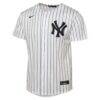 Cody Bellinger New York Yankees Nike Youth Home Baseline Jersey - White - Side View
