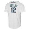 Josh Naylor Seattle Mariners Nike Youth Home Baseline Jersey - White - Detail View