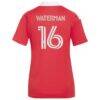 Joel Waterman Chicago Fire adidas Women's 2026 Forever Red Replica Jersey - Red - Detail View