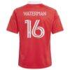 Joel Waterman Chicago Fire adidas Youth 2026 Forever Red Replica Jersey - Red - Detail View