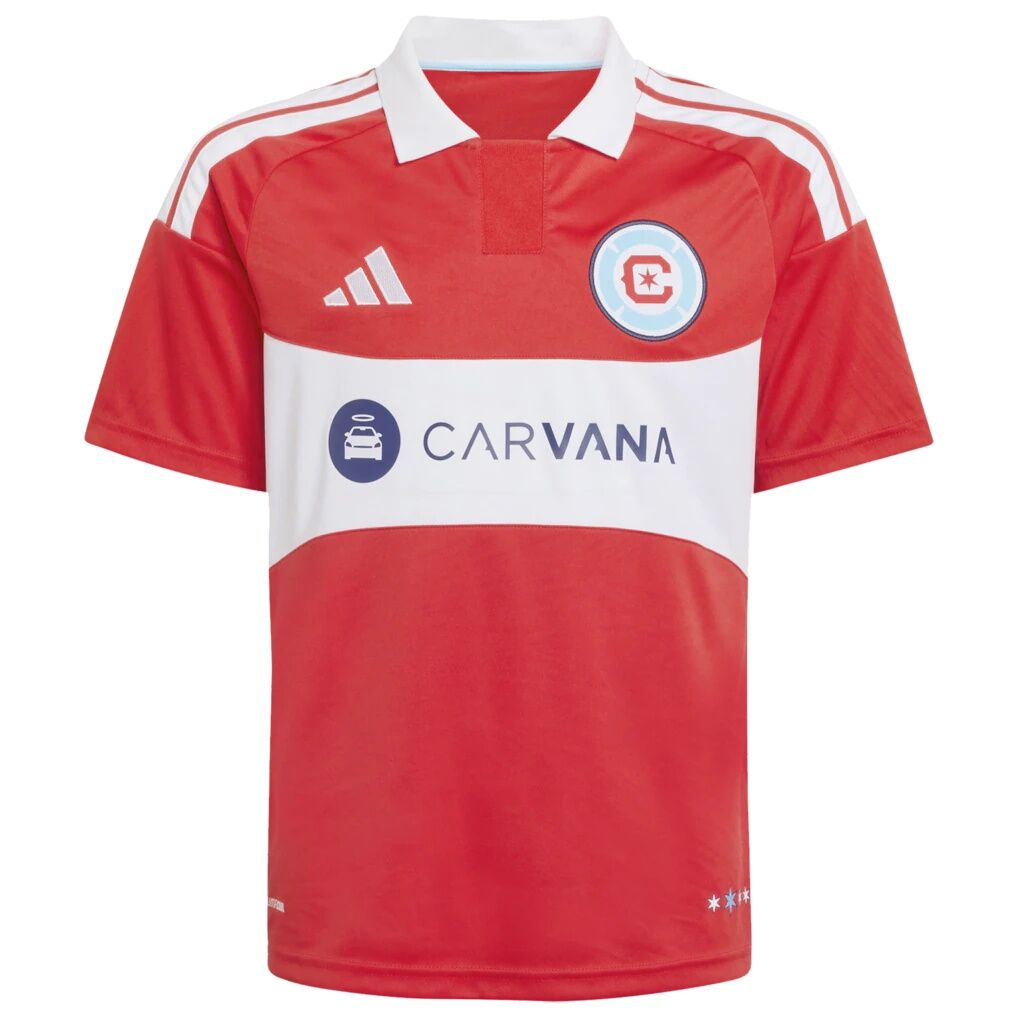 Joel Waterman Chicago Fire adidas Youth 2026 Forever Red Replica Jersey