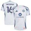 Joel Waterman Chicago Fire adidas 2025 The Municipal Kit On-Field Authentic Jersey - - Front View
