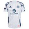 Joel Waterman Chicago Fire adidas 2025 The Municipal Kit On-Field Authentic Jersey - - Side View