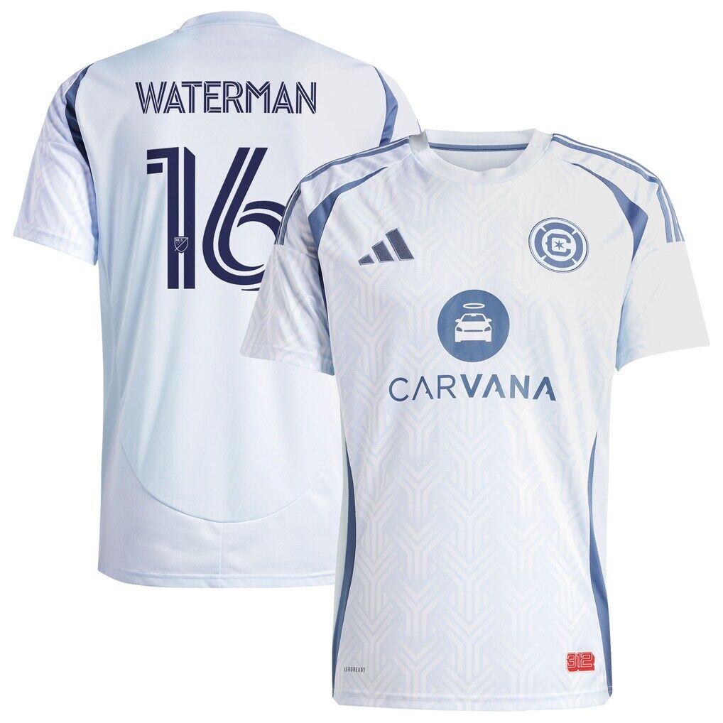 Joel Waterman Chicago Fire adidas 2025 The Municipal Kit Replica Jersey - Light Blue
