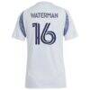 Joel Waterman Chicago Fire adidas Women's 2025 The Municipal Kit Replica Jersey - - Detail View