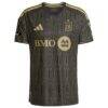 Aaron Long LAFC adidas 2026 Primary Kit On-Field Authentic Jersey - Black - Side View