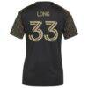 Aaron Long LAFC adidas Women's 2026 Primary Kit Replica Jersey - Black - Detail View