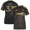 Aaron Long LAFC adidas Women's 2026 Primary Kit Replica Jersey - Black - Front View