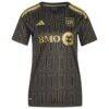 Aaron Long LAFC adidas Women's 2026 Primary Kit Replica Jersey - Black - Side View