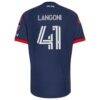 Luca Langoni New England Revolution adidas 2026 Independence Day On-Field Authentic Jersey - Blue - Detail View