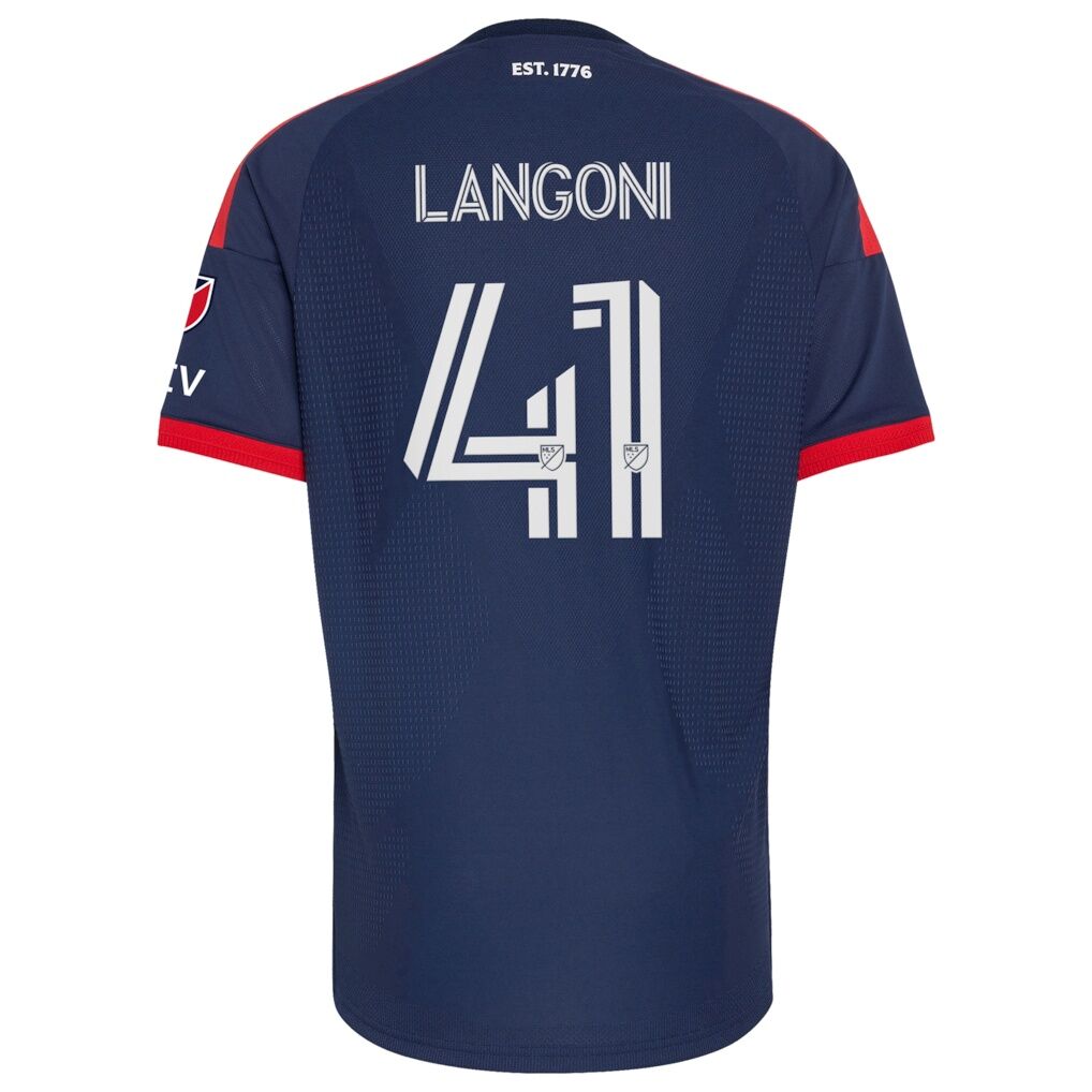 Luca Langoni New England Revolution adidas 2026 Independence Day On-Field Authentic Jersey