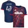 Luca Langoni New England Revolution adidas 2026 Independence Day On-Field Authentic Jersey - Blue - Front View