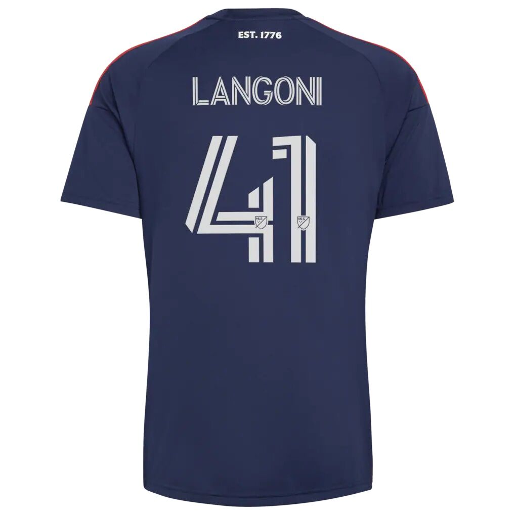 Luca Langoni New England Revolution adidas 2026 Independence Day Replica Jersey