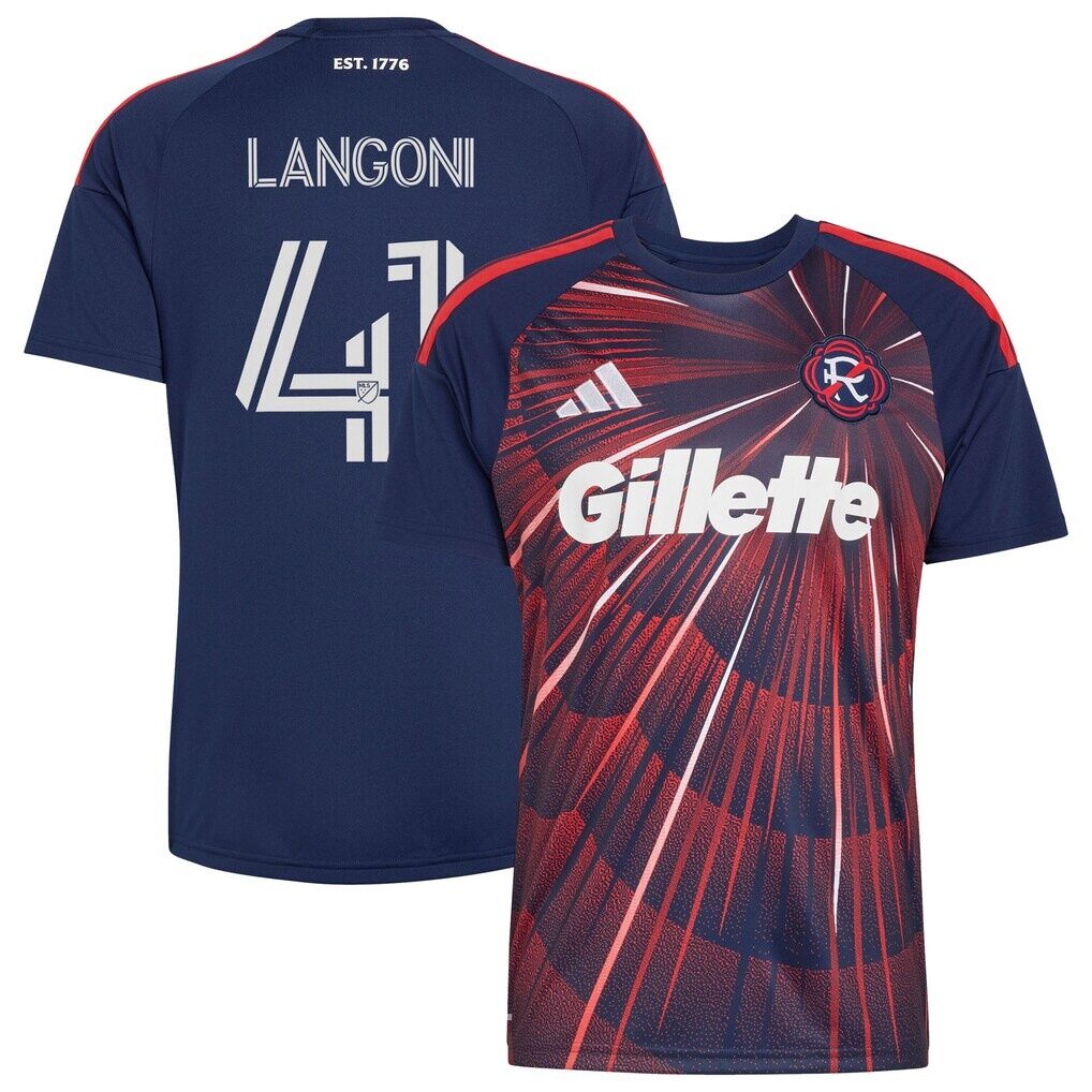 Luca Langoni New England Revolution adidas 2026 Independence Day Replica Jersey