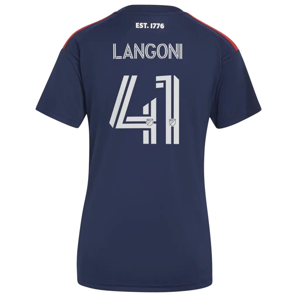 Luca Langoni New England Revolution adidas Women's 2026 Independence Day Replica Jersey