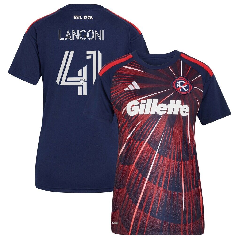 Luca Langoni New England Revolution adidas Women's 2026 Independence Day Replica Jersey