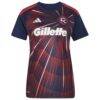Luca Langoni New England Revolution adidas Women's 2026 Independence Day Replica Jersey - Blue - Side View
