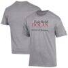 Fairfield Stags Champion Dolan School of Business Jersey T-Shirt - Gray - Front View