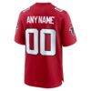 Atlanta Falcons Nike Custom Game Jersey - Red - Detail View