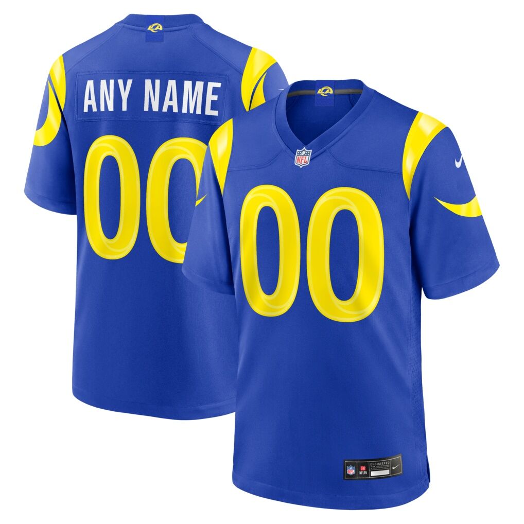 Los Angeles Rams Nike Custom Game Jersey - Royal
