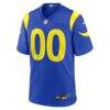 Los Angeles Rams Nike Custom Game Jersey - Royal - Side View