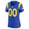 Los Angeles Rams Nike Women's Custom Game Jersey - Royal - Side View
