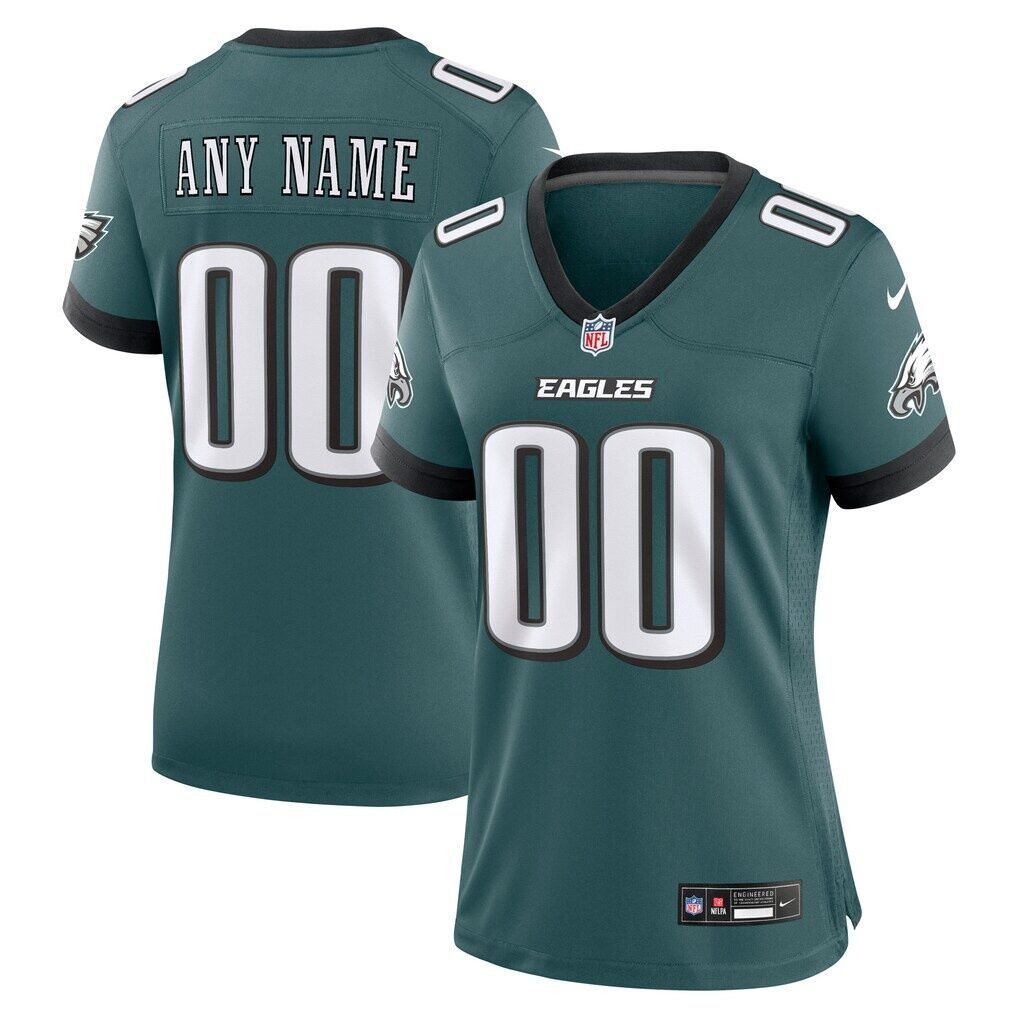 Philadelphia Eagles Nike Women's Team Custom Game Jersey