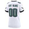 Philadelphia Eagles Nike Women's Team Custom Game Jersey - White - Detail View