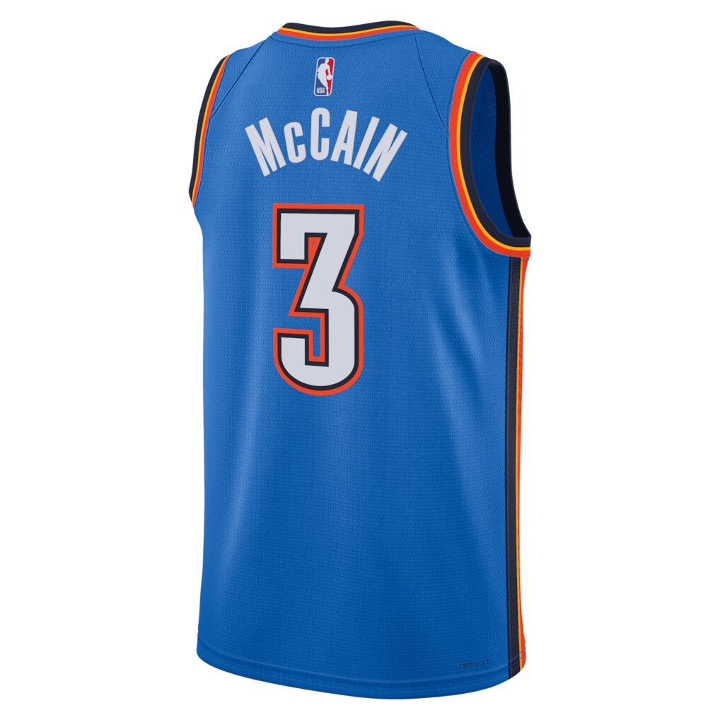 Jared McCain Oklahoma City Thunder Nike Unisex Swingman Jersey - Icon Edition