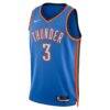Jared McCain Oklahoma City Thunder Nike Unisex Swingman Jersey - Blue - Side View