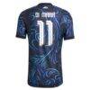 Angel Di Maria Argentina National Team adidas 2026 Away On-Field Authentic Jersey - Black - Detail View