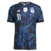 Angel Di Maria Argentina National Team adidas 2026 Away On-Field Authentic Jersey - Black - Side View