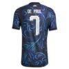 Rodrigo De Paul Argentina National Team adidas 2026 Away On-Field Authentic Jersey - Black - Detail View
