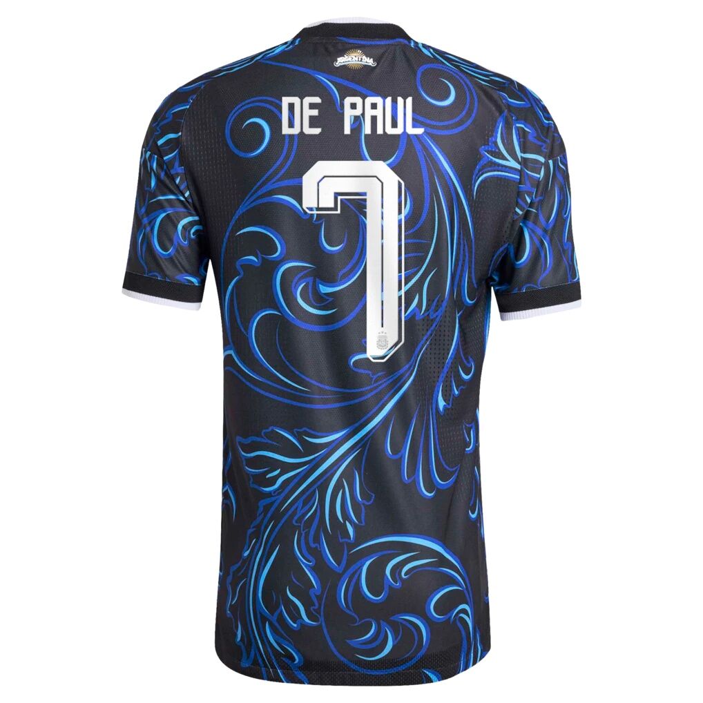 Rodrigo De Paul Argentina National Team adidas 2026 Away On-Field Authentic Jersey