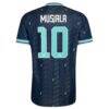 Jamal Musiala Germany National Team adidas 2026 Away On-Field Authentic Jersey - Navy - Detail View
