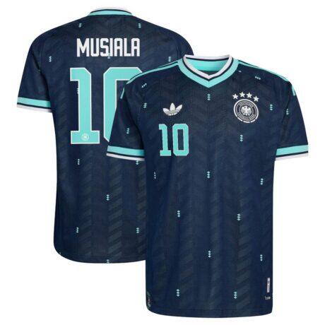 Jamal Musiala Germany National Team adidas 2026 Away On-Field Authentic Jersey - Navy - Front View