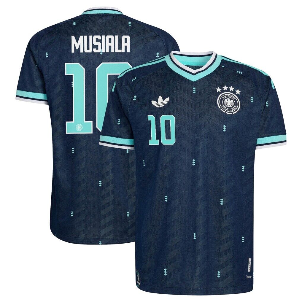 Jamal Musiala Germany National Team adidas 2026 Away On-Field Authentic Jersey
