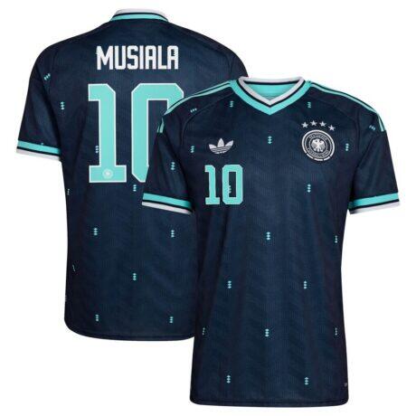 Jamal Musiala Germany National Team adidas 2026 Away Replica Jersey - Navy - Front View