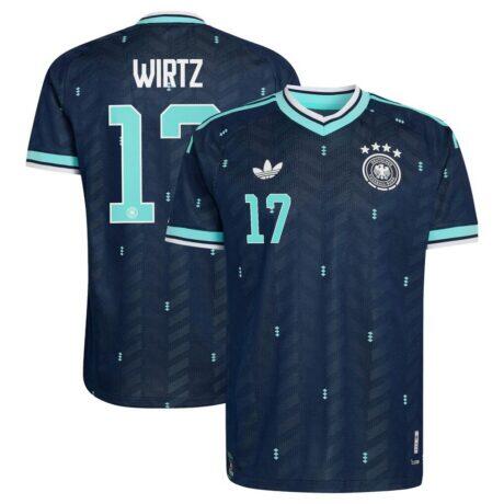 Florian Wirtz Germany National Team adidas 2026 Away On-Field Authentic Jersey - Navy - Front View