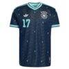 Florian Wirtz Germany National Team adidas 2026 Away On-Field Authentic Jersey - Navy - Side View