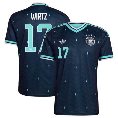 Florian Wirtz Germany National Team adidas 2026 Away Replica Jersey - Navy - Front View