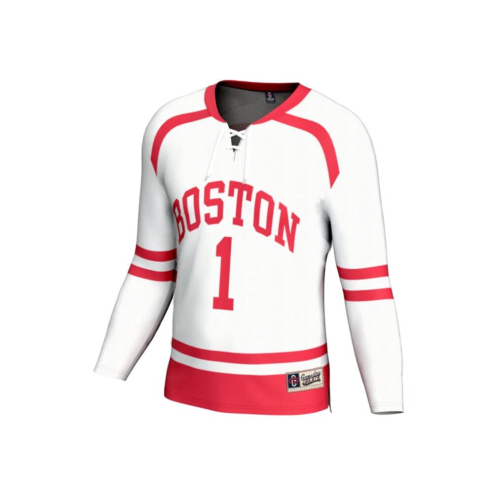 Boston University GameDay Greats Unisex Lightweight Collegiate Men's Hockey Fashion Jersey